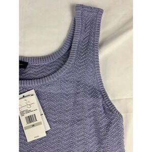 Jessica Simpson Womens Knit‎ Tank Top 1X Purple Sleeveless Drawstring